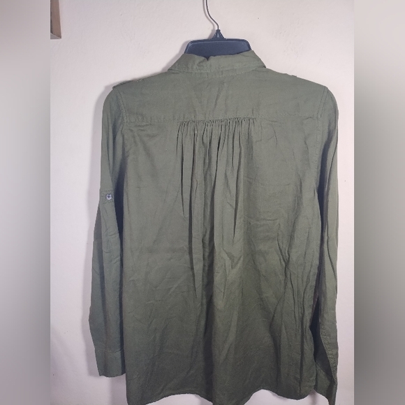 Ralph Lauren Denim & Supply Top RL Expedition Roll Tab Cotton Button Down - Picture 5 of 15